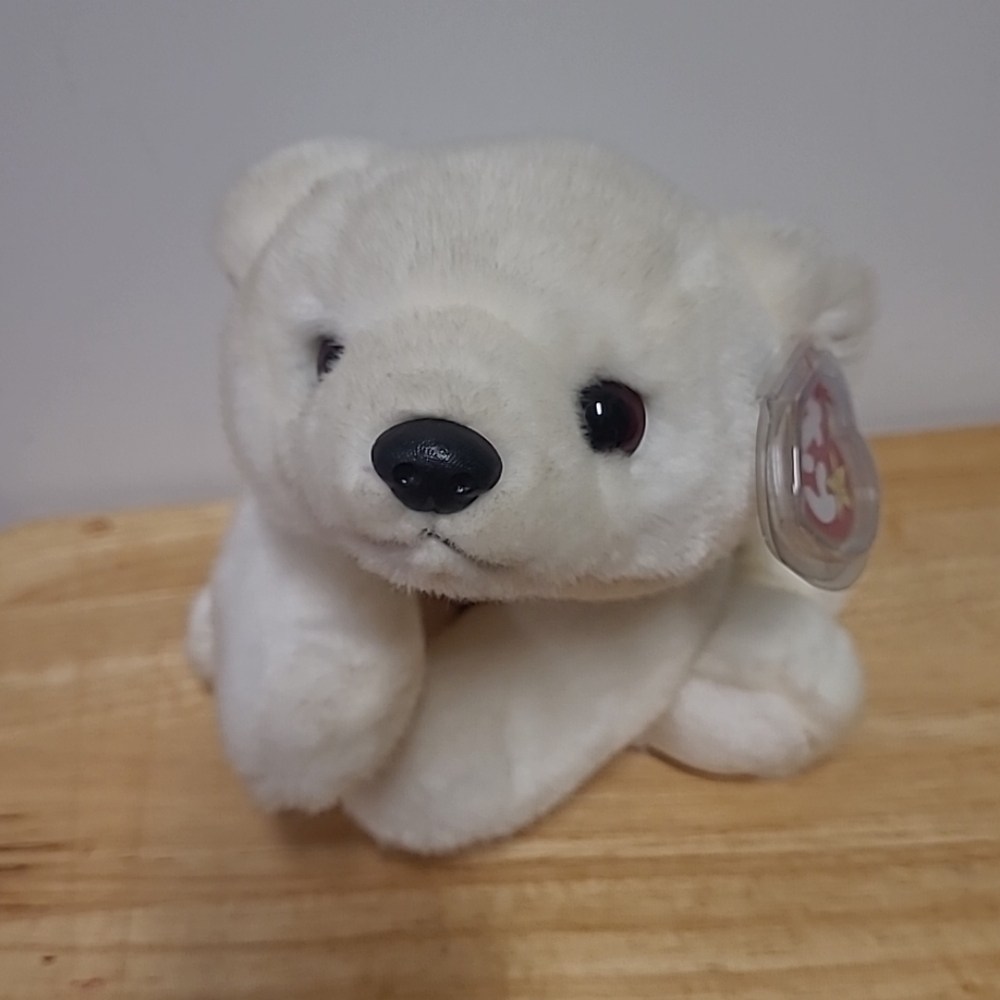 Ty Beanie Buddy - CHILLY the Polar Bear 13" Plush Stuffed Animal Toy 1999